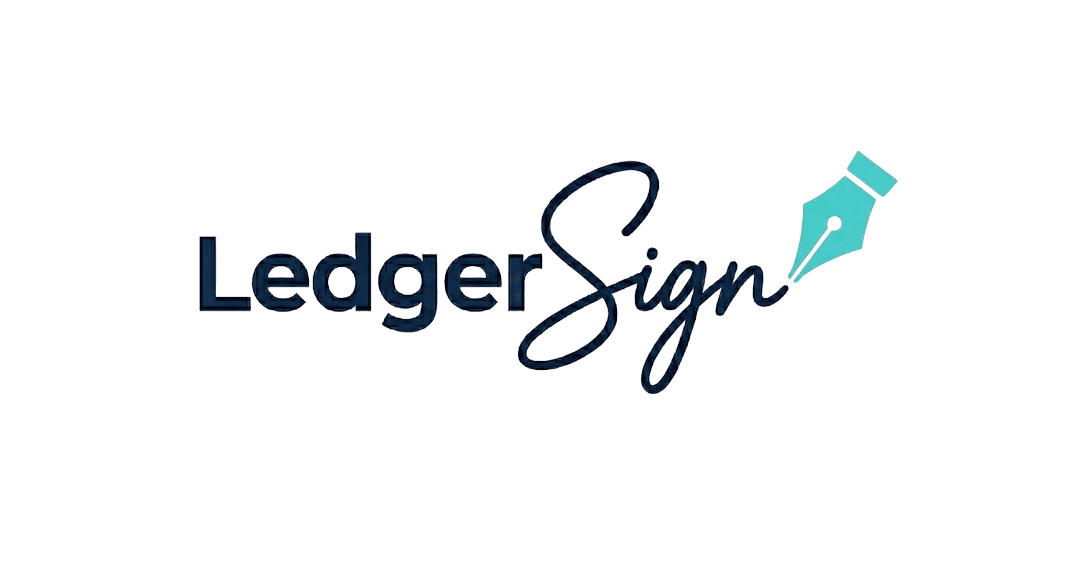 LedgerSign - Secure Document Signing. Verified on the Blockchain.